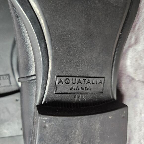 Aquatalia Men\'s Black Italian Chelsea Boots Size 11.5 main image 3